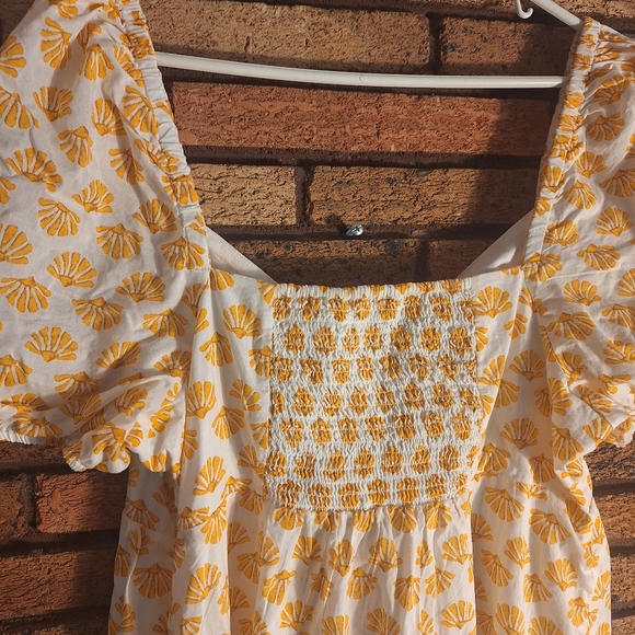 NWT J. Crew Size 14 Orange Seashell Dress - Picture 5 of 8